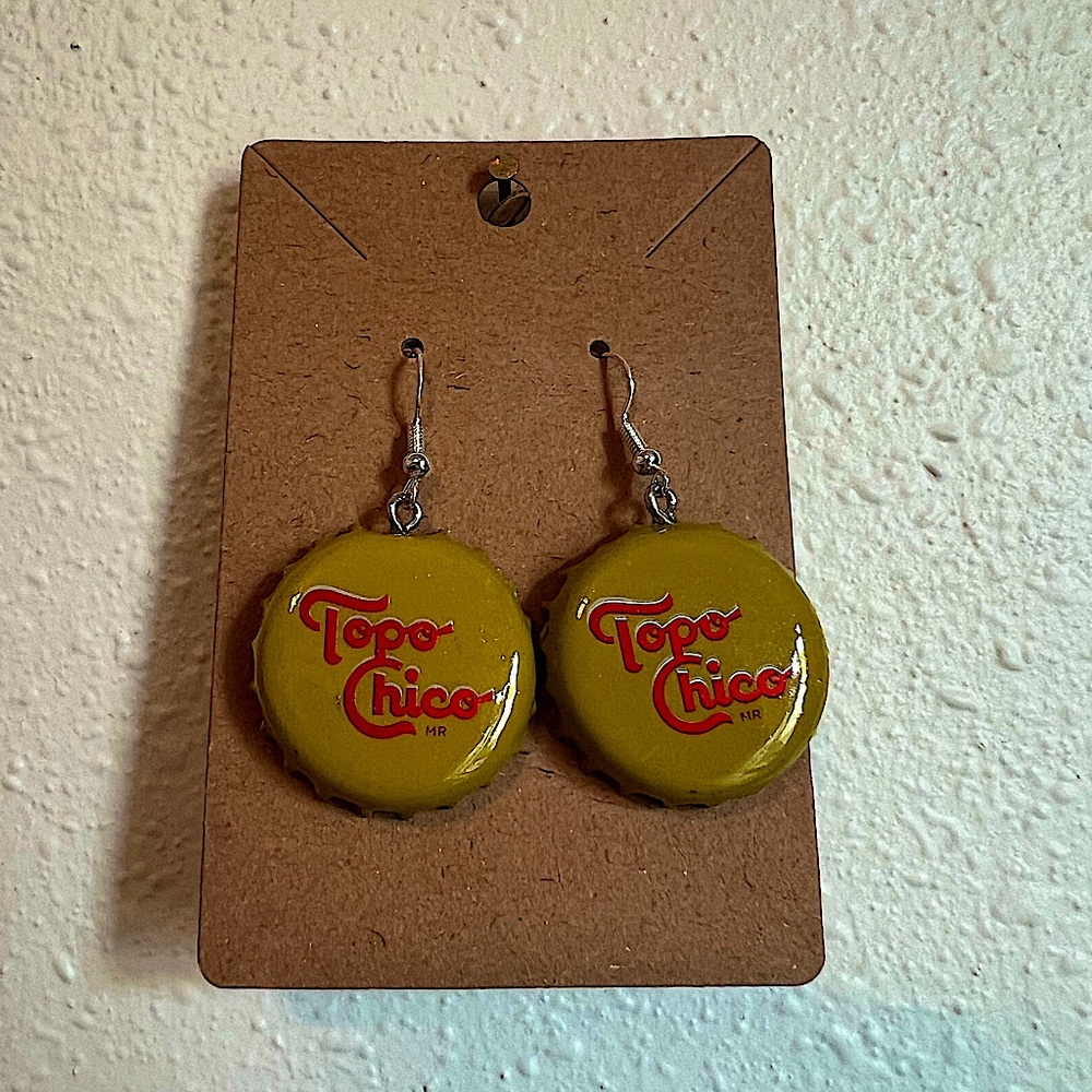 Topo Chico Cap Earrings